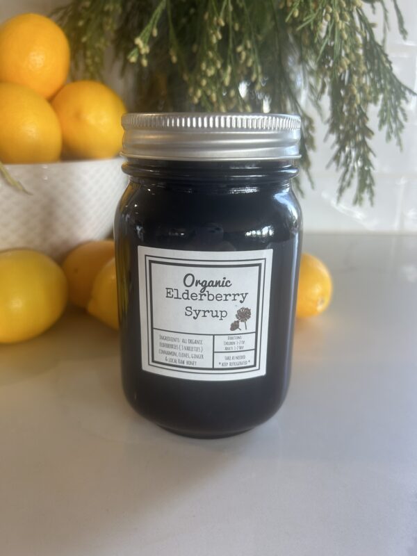 Organic Elderberry Syrup 16 oz.