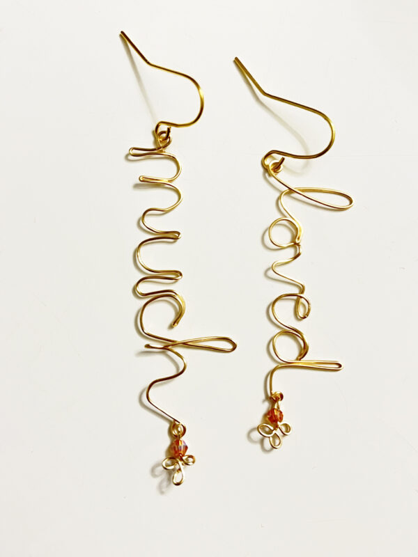 Custom Prophetic Word Earrings - Image 3