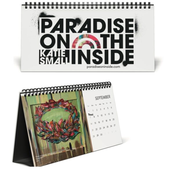 Paradise on the Inside Desk Calendar